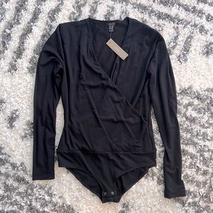 NWT Black J. Crew Bodysuit